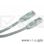 Патч-корд UTP, кат 5e, 2м с RJ45серый, фото 1