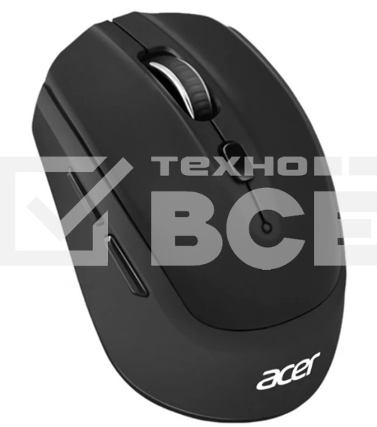 Мышь беспроводная Acer OMR050 черный, 1600 dpi, радиоканал, Bluetooth, USB, кнопки - 6