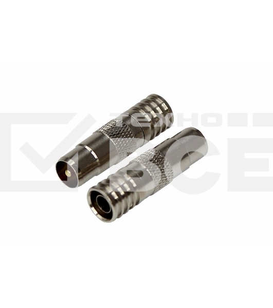 Разъем штекер TV Rexant никель RG-6 обжим