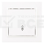 Выключатель 1-кл. СП Минск 10А проходной бел. Basic EKF ERV10-025-10, фото2