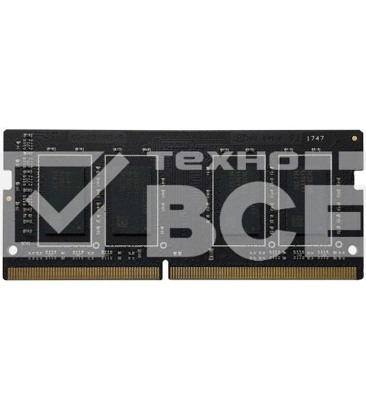 Оперативная память Patriot Signature, DDR4, 16GB (1x16 GB), 2666 MHz, CL19, SO-DIMM