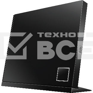 Оптический привод Blu-Ray Asus SBW-06D2X-U/BLK/G/AS черный USB slim внешний RTL