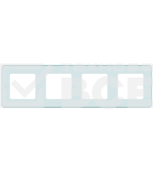 Рамка 4 поста мятный Inspiria