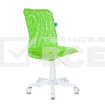 Кресло детское Бюрократ KD-9/WH/TW-18 TW-03А TW-18 салатовый, сетка/ткань (пластик белый), фото6