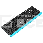 Клавиатура A4Tech Fstyler FKS10 проводная, USB, черный/синий, фото7