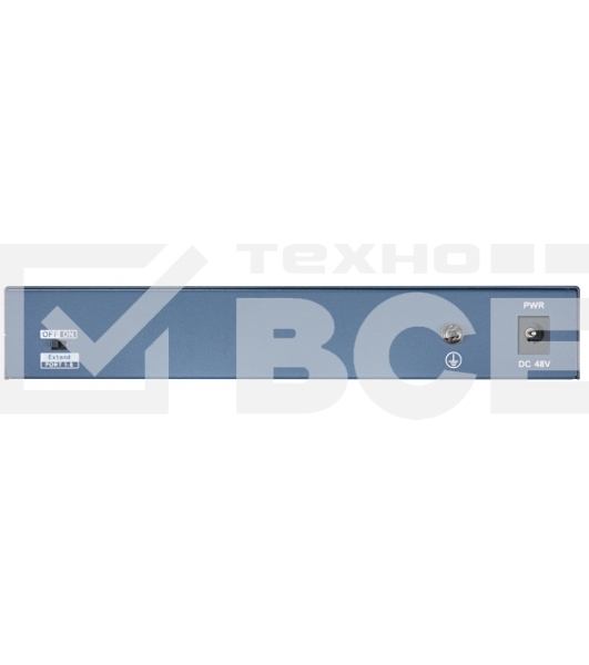 Коммутатор Hikvision DS-3E0109P-E/M(B) 9x100Mb 8PoE+ 58W неуправляемый