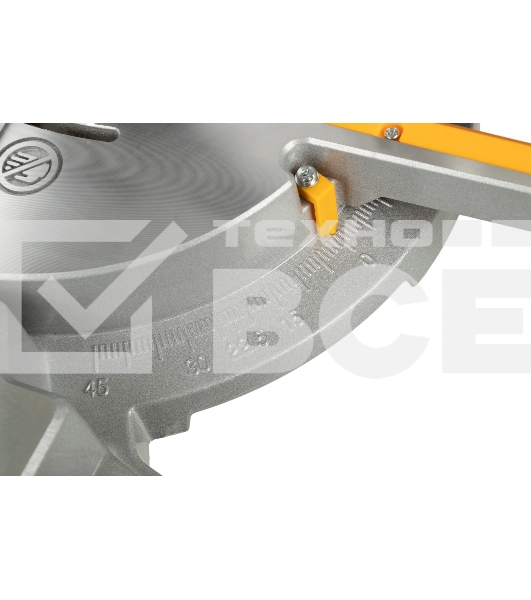 Торцовочная пила Deko DKMS2200-255 Laser 2200Вт 4500об/мин d=255мм