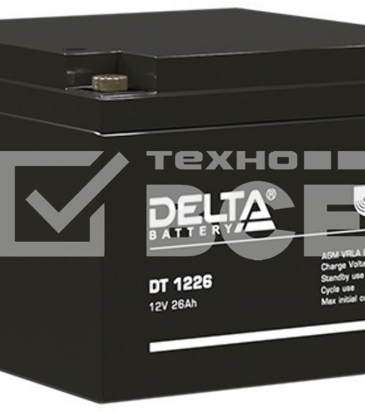 Батарея Delta DT 1226 (12V, 26Ah)