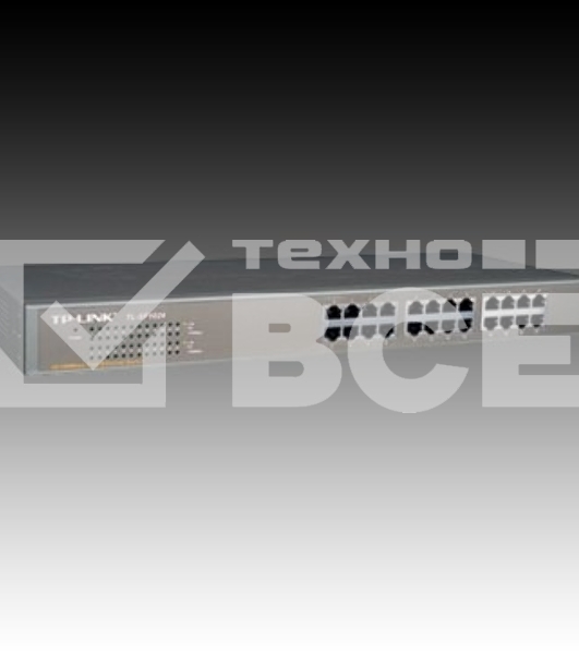 Сетевой коммутатор TP-Link SMB TL-SF1024 Коммутатор 24-port 10/100M Switch, 1U 19-inch rack-mountable steel case