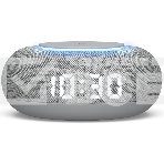 Умная колонка VK Капсула Мини 5Вт, с голосовым ассистентом Маруся, с LED-часами, светло-серый, фото21