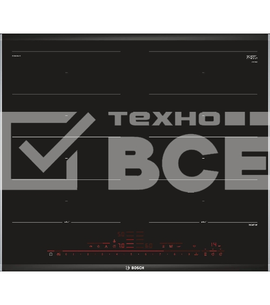Индукционная варочная поверхность Bosch PXX675DV1E черный