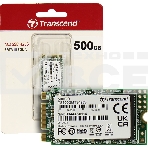 Накопитель SSD M.2 Transcend 500Gb MTS425 TS500GMTS425S (SATA3, up to 530/480MBs, 3D NAND, 180TBW, 22x42мм), фото 1