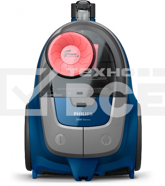 Пылесос Philips XB2123/09 синий, 360/850 Вт, уборка сухая, пылесборник контейнер 1.3 л