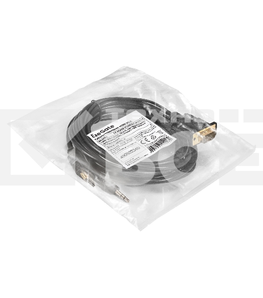 Кабель-переходник HDMI-VGA ExeGate EX-HDMIM-VGAM-3.5JackS-3.0 (19M/15M+3.5mm Jack M, 3м) Преобразователь цифрового HDMI сигнала в VGA видео и стерео-аудио