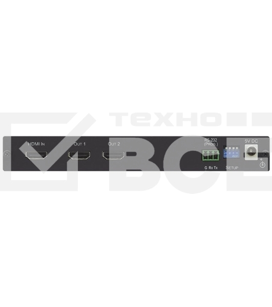 Усилитель-распределитель Kramer Electronics [VM-2H2] 1:2 HDMI UHD; поддержка 4K, HDMI 2.0