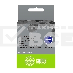 Картридж ленточный Cactus CS-LK4WBN черный шрифт, белый фон (12 мм, 9 м) для Epson LW300/LW400/LW700/LW600P/LW1000P/K400/Z700/Z900, фото 1
