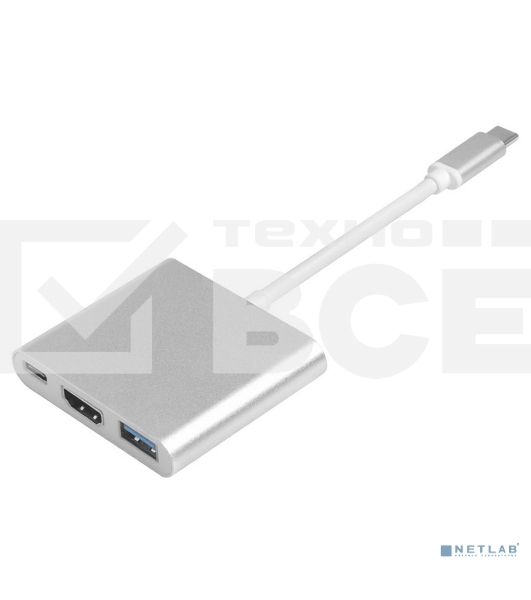 Переходник GreenconnectTC-HDMI+TC+3.0 (GCR-AP24)