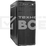 Компьютерный корпус Miditower ExeGate XP-401 Black, ATX, <без БП>, 2*USB, Audio, фото2