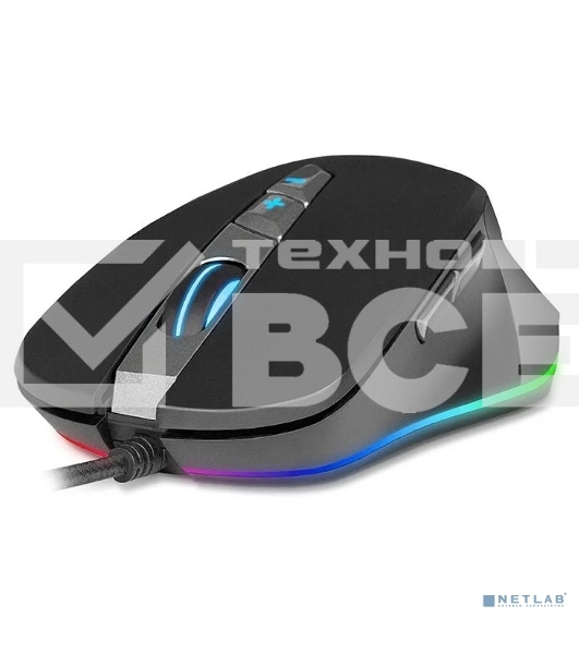 Мышь проводная SVEN RX-G970 черный, 4000 dpi, USB, кнопки - 7