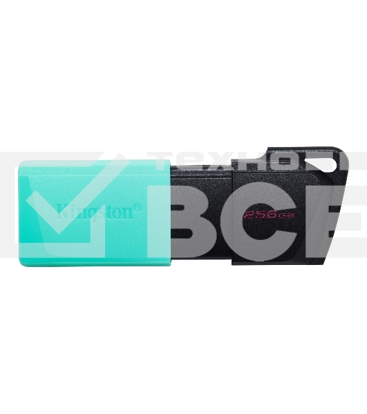 Флеш диск Kingston 256Gb DataTraveler DTXM DTXM/256GB USB3.2 черный/зеленый