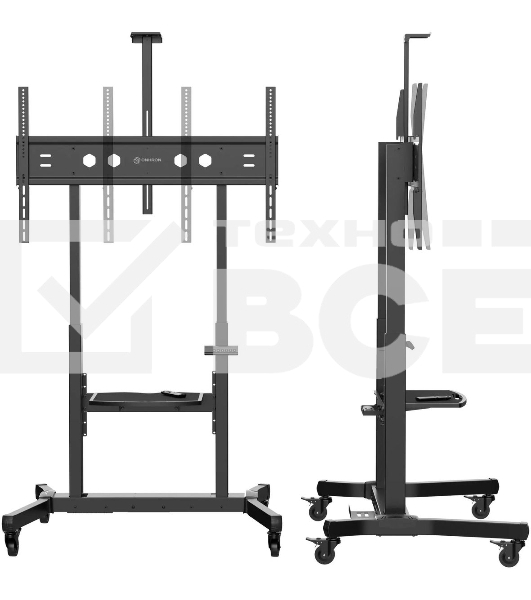 Мобильная стойка МОТОРИЗОВАННАЯ ONKRON на 1 ТВ/ 50-100
