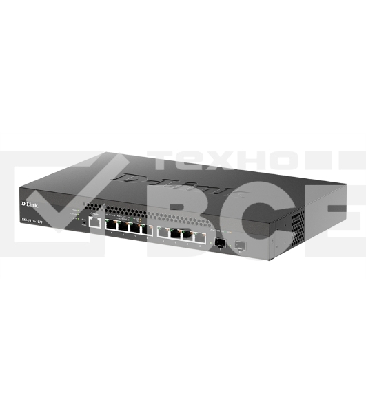 Настраиваемый L2+ коммутатор D-Link DXS-1210-10TS/B1A PROJ с 8 портами 10GBase-T и 2 портами 10GBase-X SFP+