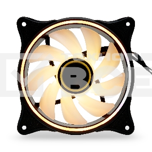 Кулер для ПК HSPD FN027 ARGB черный 120мм 1500rpm 30db 4-pin