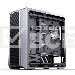 Корпус без блока питания Case JONSBO D500, Full-Tower, TG, 3x140mm ARGB, 2xUSB-A 3.2 + 1xUSB-C 3.2, E-ATX, ATX, mATX, mITX Silver, фото2