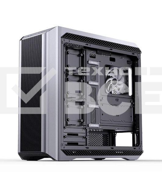 Корпус без блока питания Case JONSBO D500, Full-Tower, TG, 3x140mm ARGB, 2xUSB-A 3.2 + 1xUSB-C 3.2, E-ATX, ATX, mATX, mITX Silver