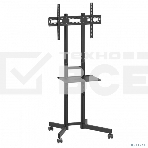 Мобильная стойка напольная Kromax OMEGA-15 черный, 1 шт/уп, для TV 32'-70', max вес 50 кг, высота 1700 мм, max VESA 600x400 мм, фото4