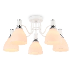 Светильник Ambrella light TR303305/5 WH/CH/FR белый/хром/белый матовый E27*5 max 60W D600*270, фото6