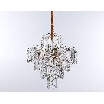 Светильник Ambrella light TR5231/9 SGD/CL/FR золото/прозрачный/белый матовый E27*9 max 40W D500*530, фото3