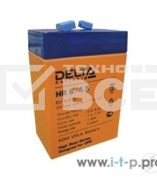 Батарея Delta HR 6-4.5 (6V, 4.5Ah)