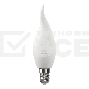 Лампа светодиодная Hiper THOMSON LED TAIL CANDLE 6W 480Lm E14 3000K TH-B2025