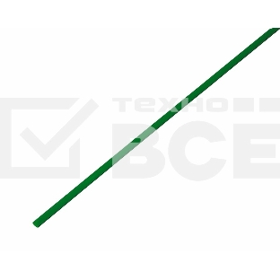 Термоусадочная трубка 2,0/1,0 мм, зеленая, упаковка 50 шт. по 1 м 20-2003 Rexant