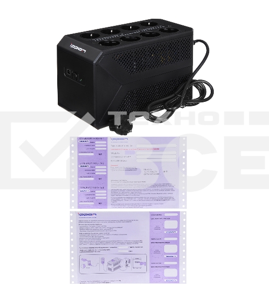 Источник бесперебойного питания Ippon Back Comfo Pro II 650 360Вт 650ВА