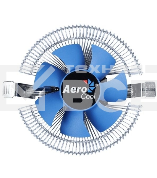 Кулер для процессора AeroCool / Formula Verkho I серебристый, 80 мм, алюминий, 2500 об/мин, 29.7 дБ, 4 pin, 90 Вт, 45 мм