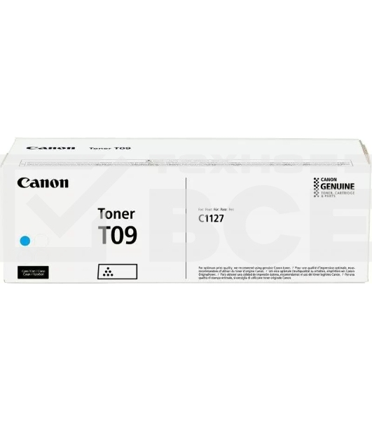 Тонер Canon T09 CY 3019C006 голубой туба для копира i-SENSYS X C1127iF, C1127i, C1127P