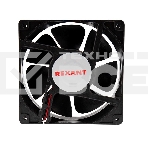 Вентилятор для корпуса Rexant RХ 12038MS 12 VDC черный, 120 мм, 2300 об/мин, 36 дБ, 2 pin, фото3