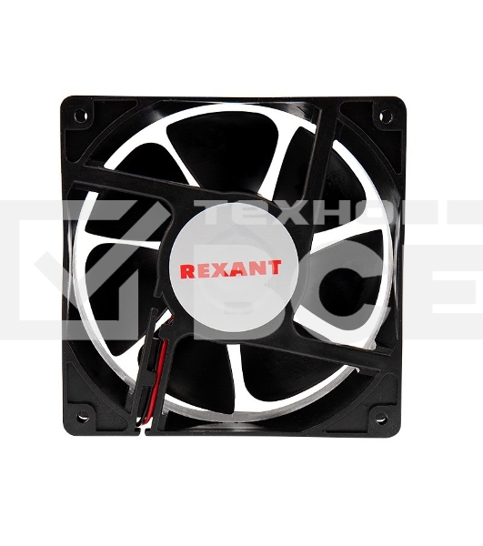 Вентилятор для корпуса Rexant RХ 12038MS 12 VDC черный, 120 мм, 2300 об/мин, 36 дБ, 2 pin