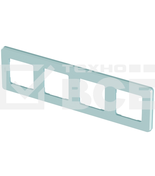 Рамка 4 поста мятный Inspiria