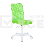 Кресло детское Бюрократ KD-9/WH/TW-18 TW-03А TW-18 салатовый, сетка/ткань (пластик белый), фото9
