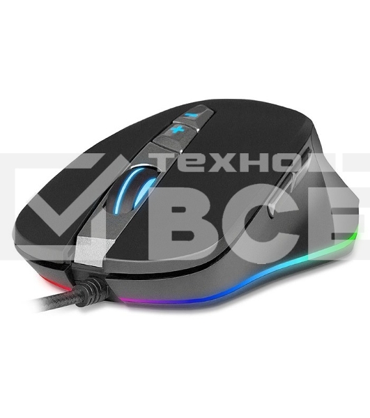 Мышь проводная SVEN RX-G970 черный, 4000 dpi, USB, кнопки - 7
