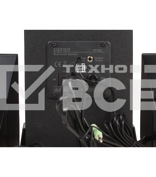 Колонки Edifier M1360 Black (8.5W, проводной пульт ДУ)