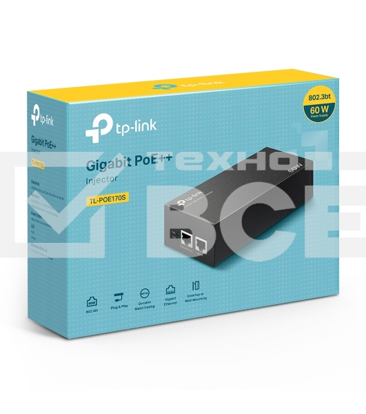 Инжектор PoE++ TP-Link TL-POE170S
