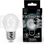 Лампа светодиодная Gauss Filament 105202209-D 9Вт цок.:E27 шар 220B 4100K св.свеч.белый ней. (упак.:10шт), фото2