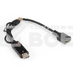 Конвертер HDMI-DisplayPort ExeGate EX-A-HDMIM-DPFU2-0.15 (19M/U2AM+20F, с питанием USB2.0), фото2