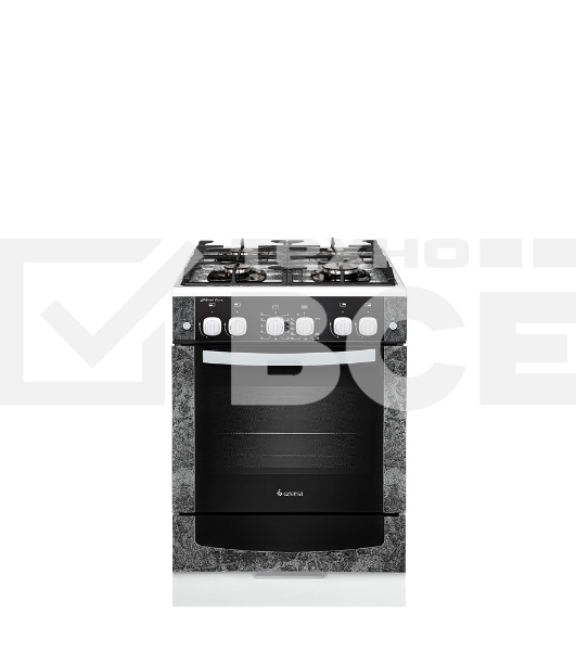 Плита газовая Gefest ПГ 6500-02 0113 черный, конфорок 4 шт, духовка 52 л, 60 см x 85 см x 60 см