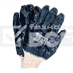 Перчатки трикотажные Сибртех с обливом из бутадиен-нитрильного каучука, манжет, L, фото7