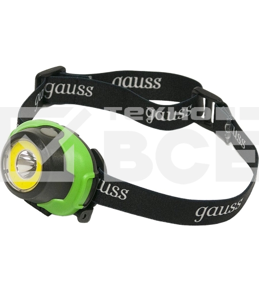 Фонарь налобный модель GFL303 4W 230lm 3xAAA LED 1/12/60